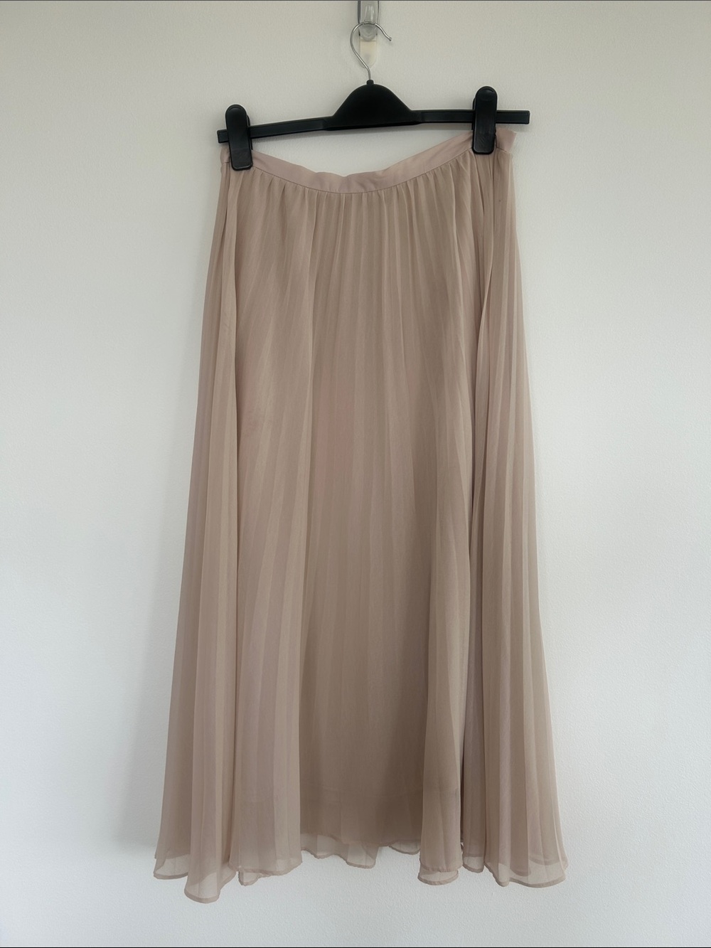 Search for Sanity Pleated Maxi Skirt — Taupe